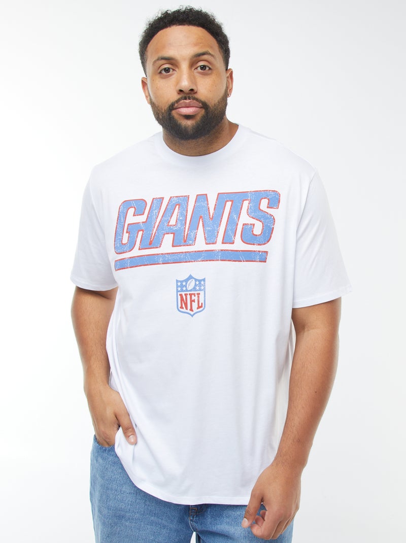 Camiseta de punto de manga corta NFL Giants blanco - Kiabi