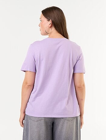 Camiseta de punto de manga corta