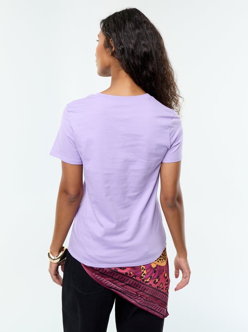 Camiseta de punto de manga corta - Kiabi Camiseta de punto de manga corta - Kiabi