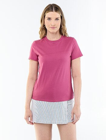 Camiseta de punto de manga corta