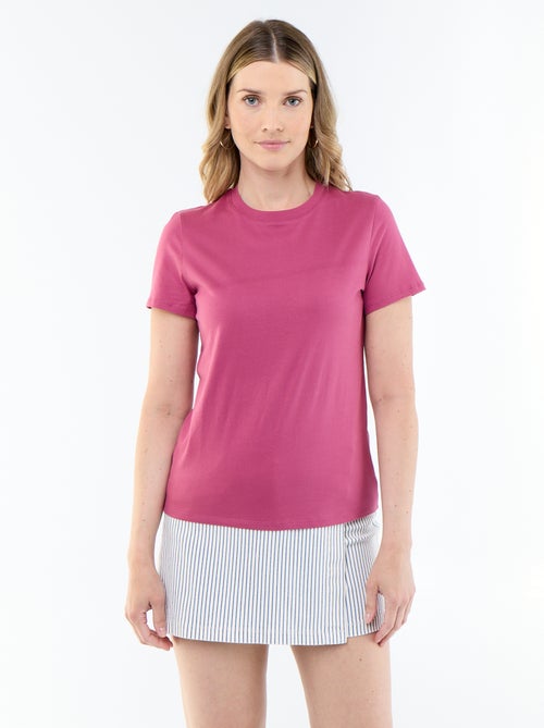 Camiseta de punto de manga corta - Kiabi Camiseta de punto de manga corta - Kiabi