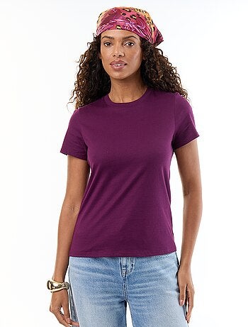 Camiseta de punto de manga corta