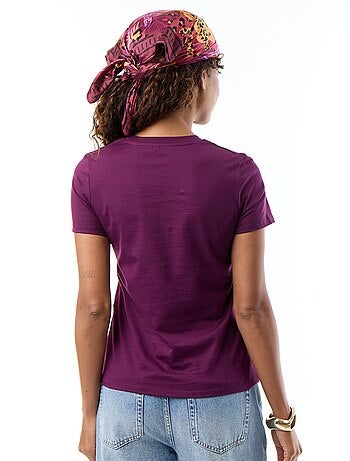 Camiseta de punto de manga corta