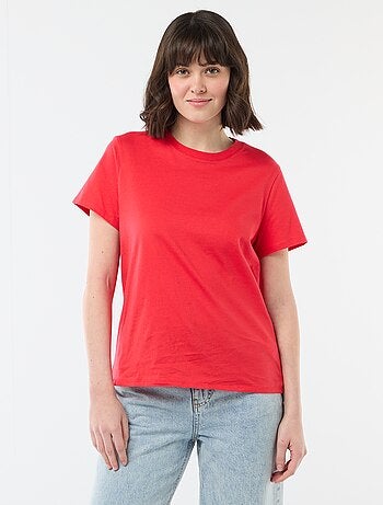 Camiseta de punto de manga corta