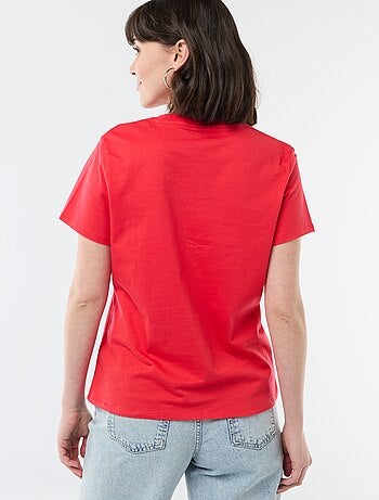 Camiseta de punto de manga corta