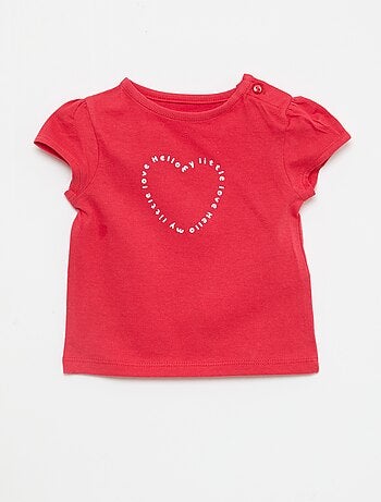 Camiseta de punto de manga corta