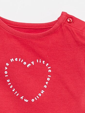 Camiseta de punto de manga corta