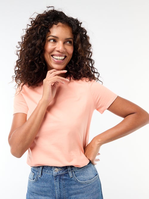 Camiseta de punto de manga corta - Kiabi Camiseta de punto de manga corta - Kiabi