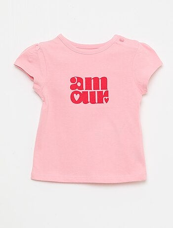 Camiseta de punto de manga corta