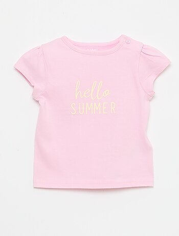 Camiseta de punto de manga corta