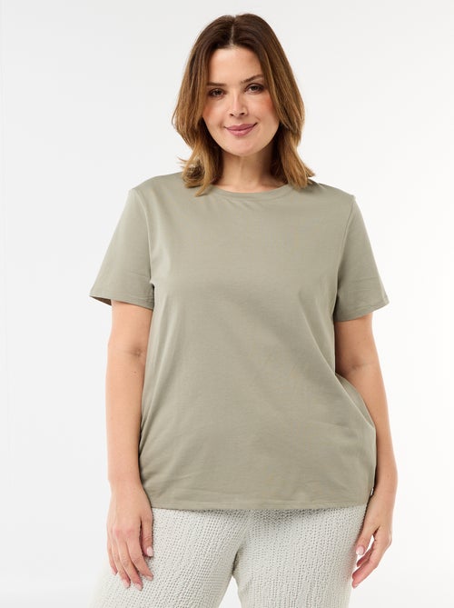 Camiseta de punto de manga corta - Kiabi