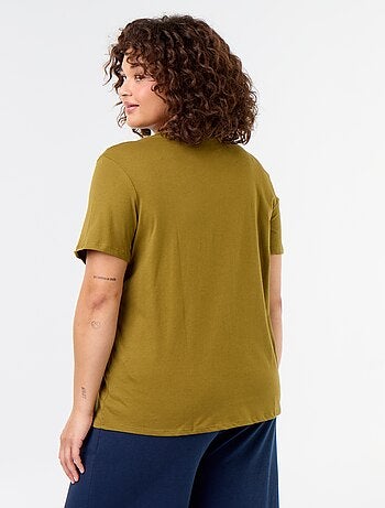 Camiseta de punto de manga corta
