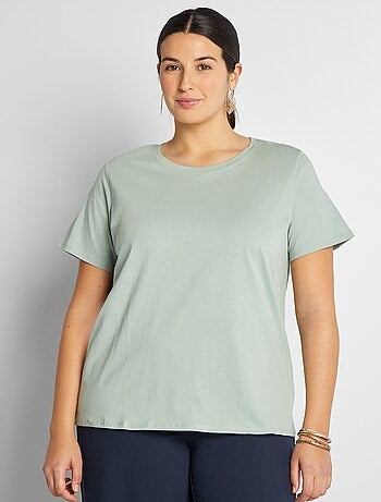 Camiseta de punto de manga corta