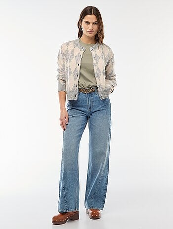 Camiseta de punto de manga corta