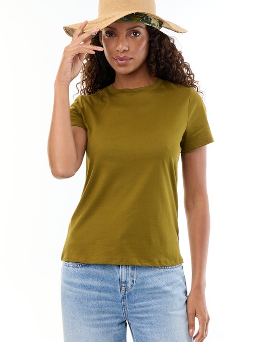 Camiseta de punto de manga corta - Kiabi Camiseta de punto de manga corta - Kiabi