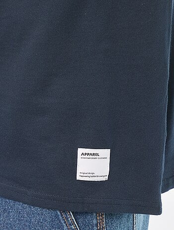 Camiseta de punto de manga larga