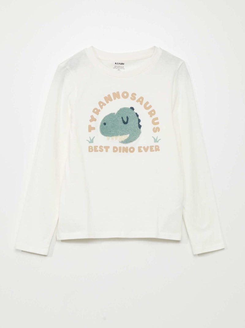 Camiseta de punto de manga larga BEIGE - Kiabi