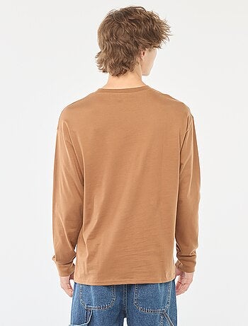 Camiseta de punto de manga larga