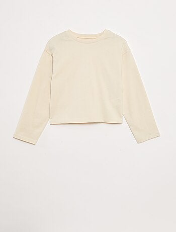 Camiseta de punto de manga larga