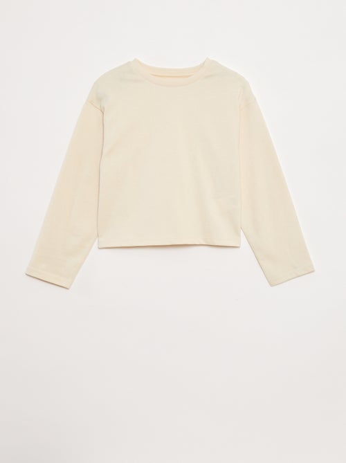 Camiseta de punto de manga larga - Kiabi