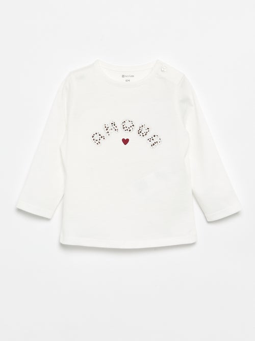 Camiseta de punto de manga larga - Kiabi Camiseta de punto de manga larga - Kiabi