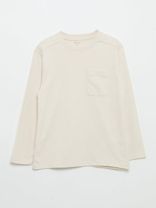 Camiseta de punto de manga larga - Kiabi Camiseta de punto de manga larga - Kiabi