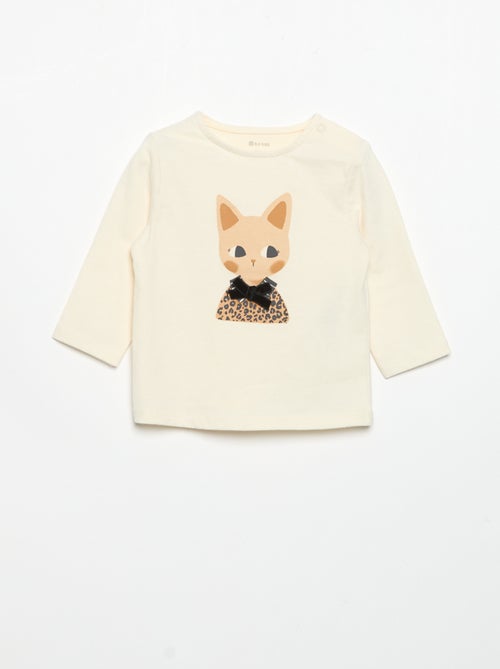 Camiseta de punto de manga larga - Kiabi Camiseta de punto de manga larga - Kiabi
