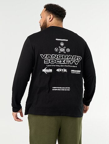 Camiseta de punto de manga larga