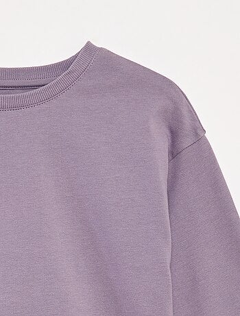 Camiseta de punto de manga larga