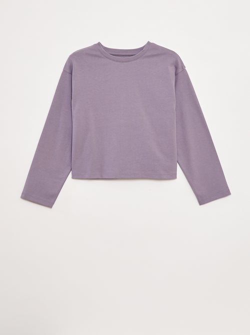 Camiseta de punto de manga larga - Kiabi