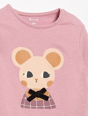 Camiseta de punto de manga larga