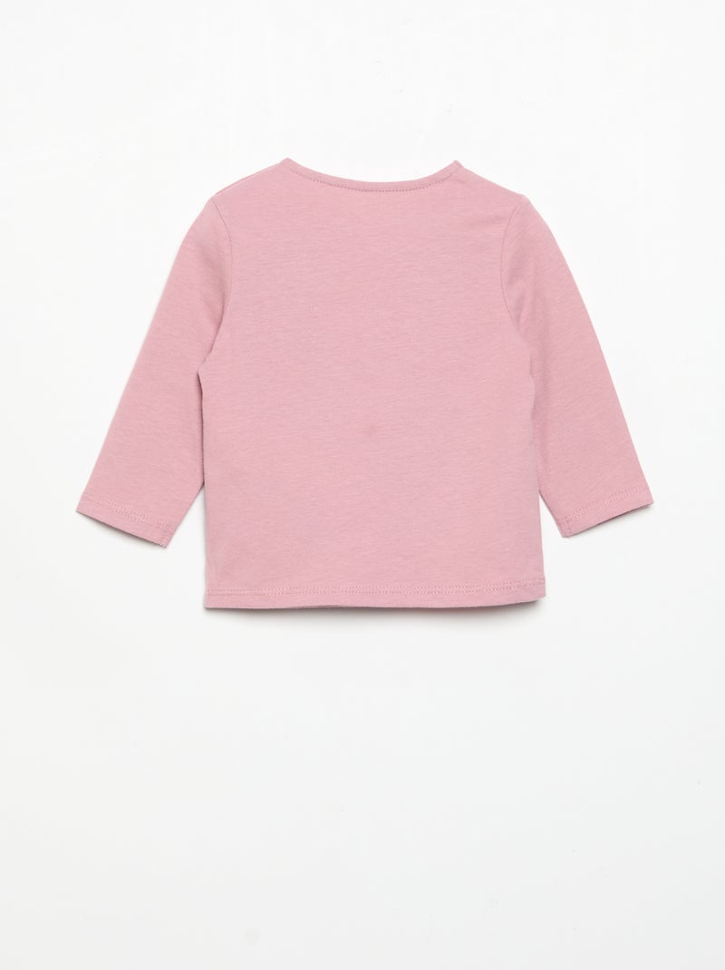 Camiseta de punto de manga larga Purpura - Kiabi