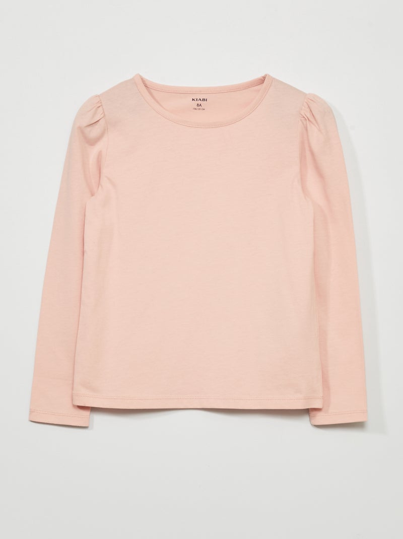 Camiseta de punto de manga larga ROSA - Kiabi