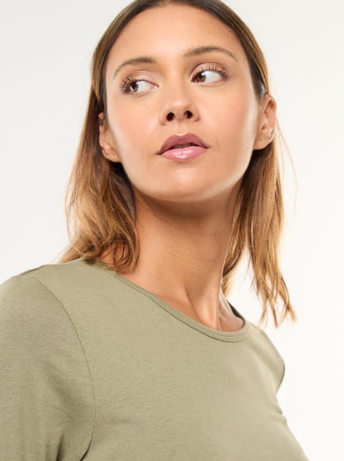 Camiseta de punto de manga larga - Kiabi