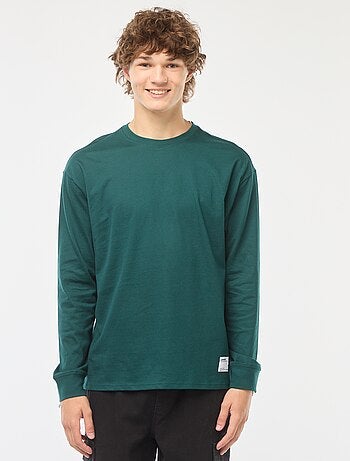 Camiseta de punto de manga larga