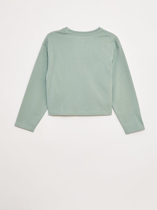 Camiseta de punto de manga larga - Kiabi