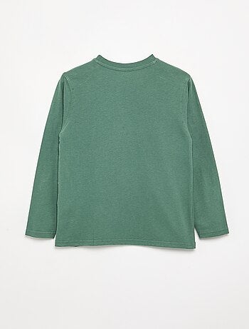 Camiseta de punto de manga larga