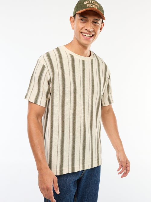 Camiseta de punto de tricot con manga corta - Kiabi
