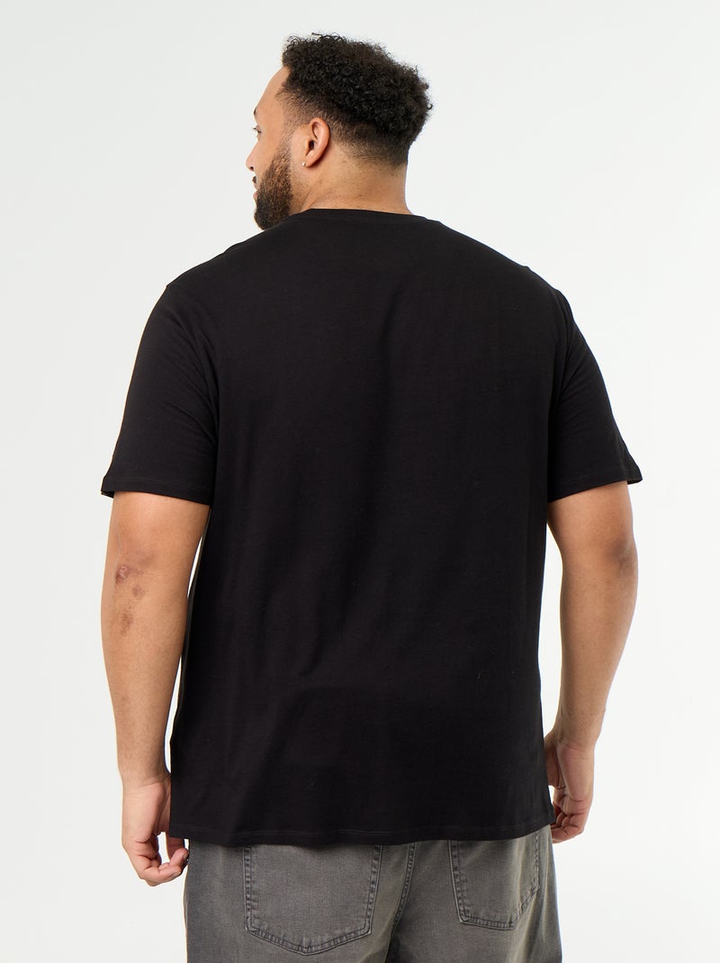 Camiseta de punto 'Deadpool' 'Marvel' de manga corta Negro - Kiabi