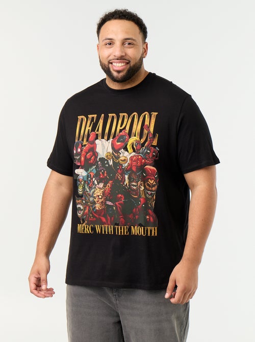 Camiseta de punto 'Deadpool' 'Marvel' de manga corta - Kiabi
