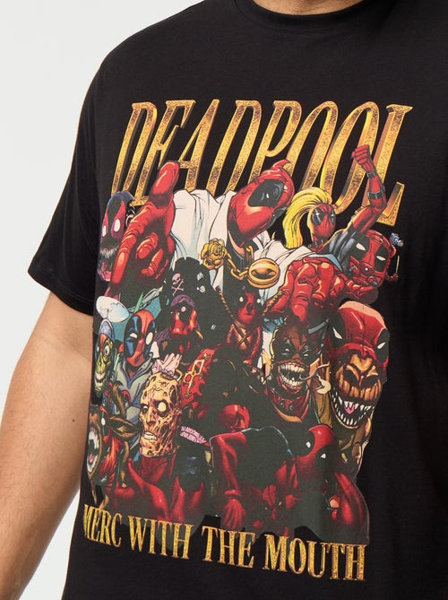 Camiseta de punto 'Deadpool' 'Marvel' de manga corta - Kiabi