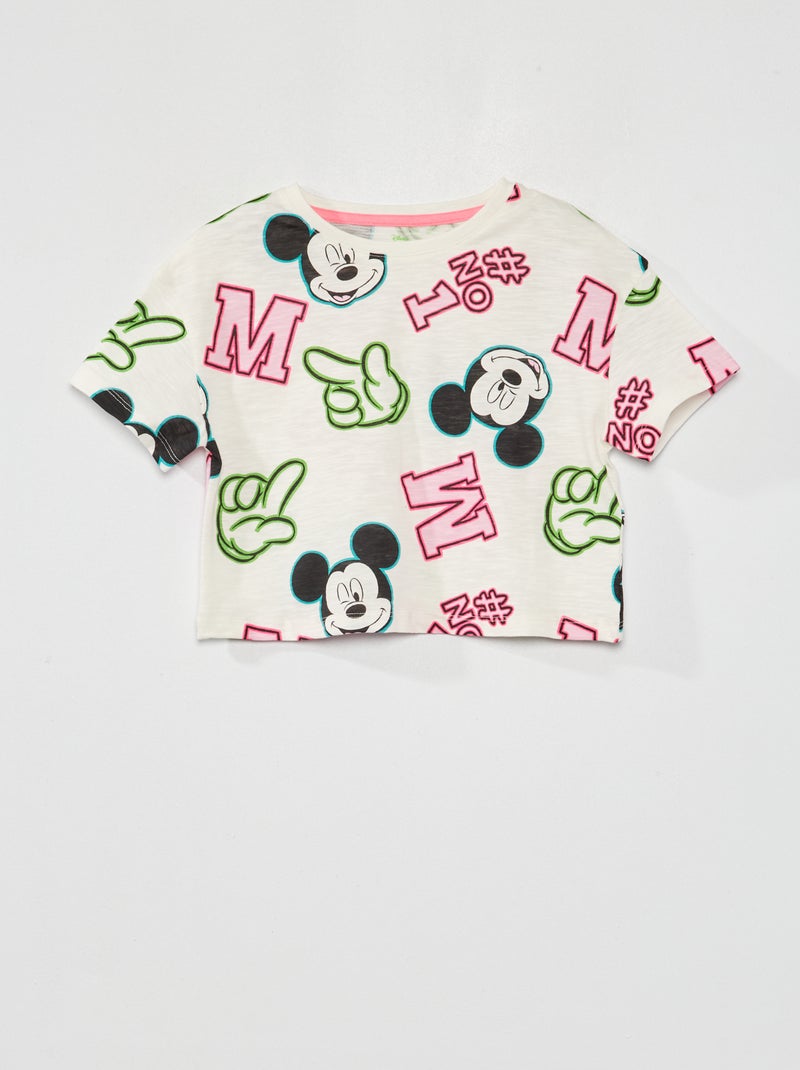 Camiseta de punto 'Disney' BLANCO - Kiabi