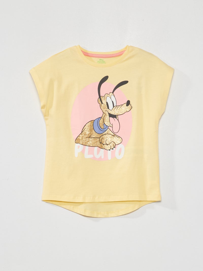 Camiseta de punto 'Disney' con brillos AMARILLO - Kiabi