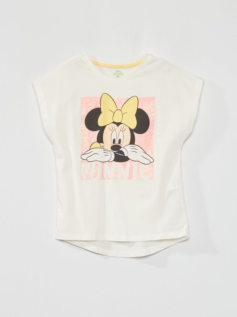 Camiseta de punto 'Disney' con brillos BEIGE - Kiabi