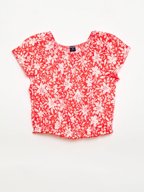 Camiseta de punto elástico - Kiabi