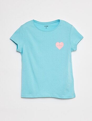 Camiseta de punto estampada