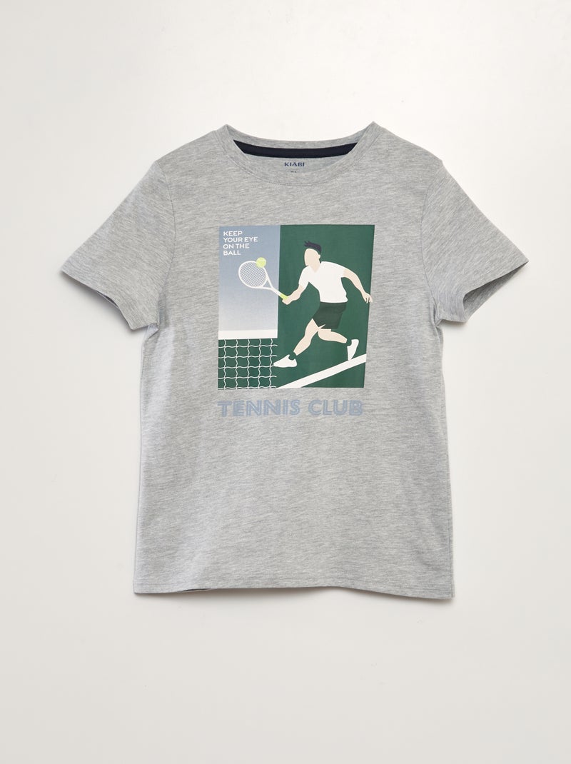 Camiseta de punto estampada BLANCO - Kiabi