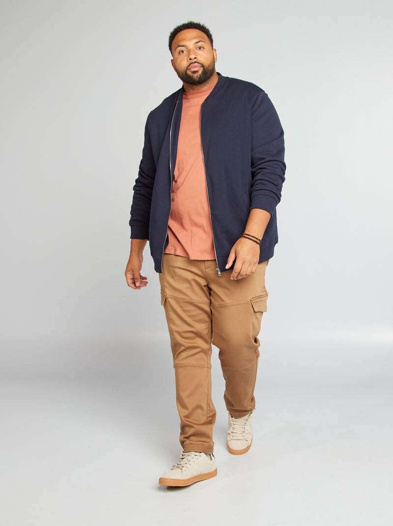 Camiseta de punto estampada con cuello redondo ROSA - Kiabi