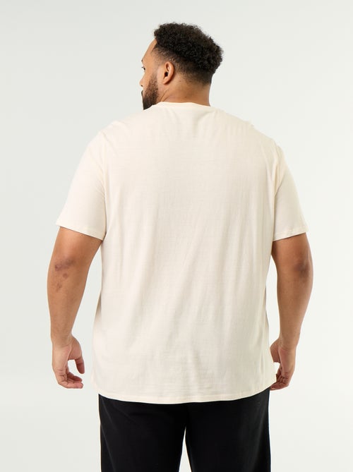 Camiseta de punto estampada de manga corta - Kiabi