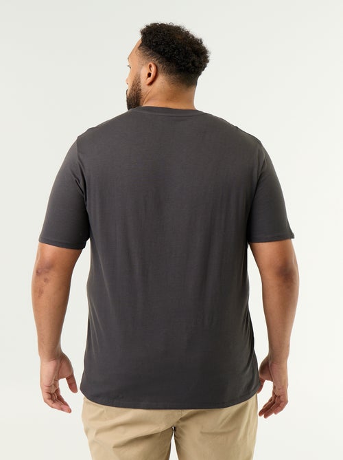 Camiseta de punto estampada de manga corta - Kiabi